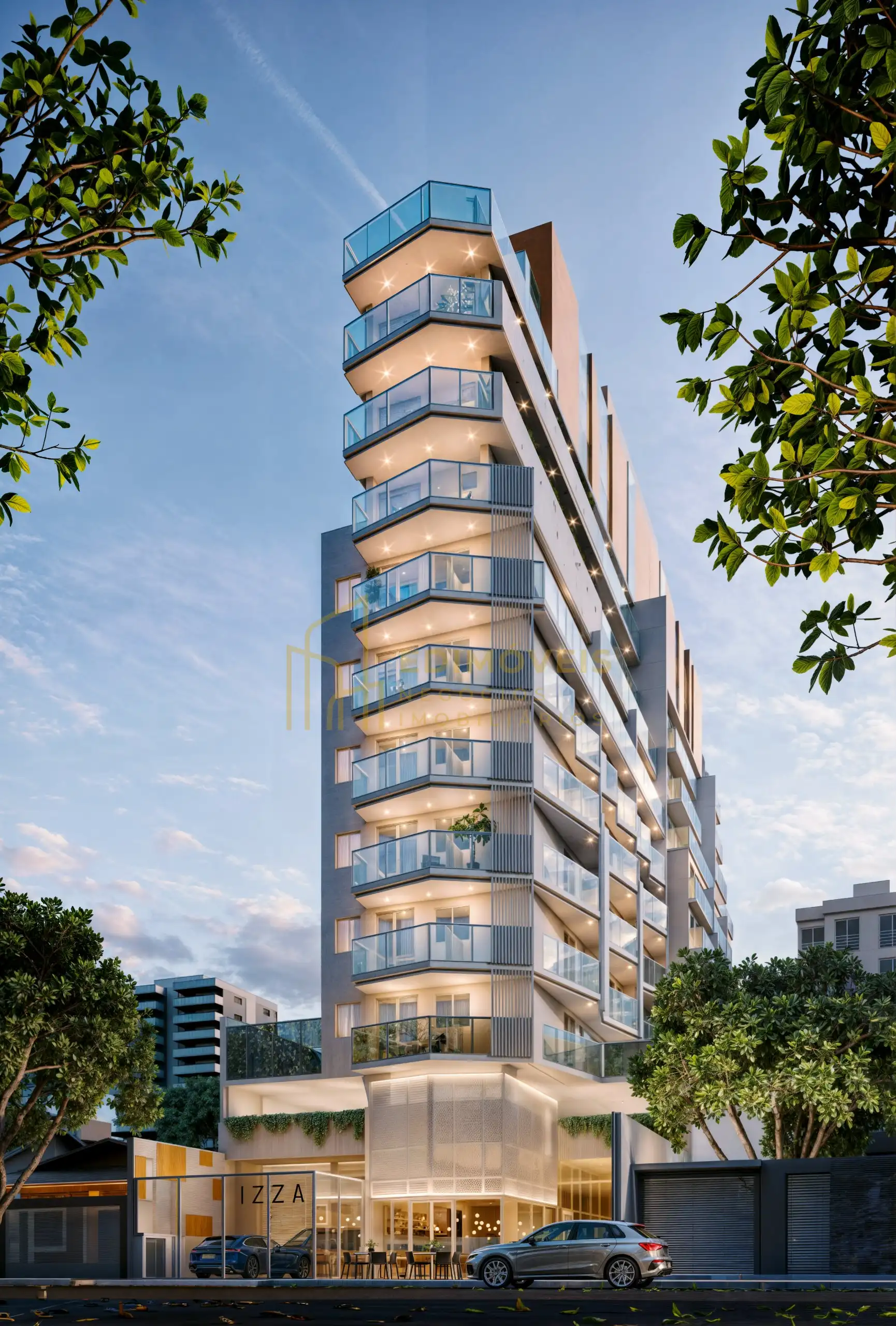 Imagem 1 de IZZA Praia do Canto - 2 Quartos com Suíte, 82,17 m² e Terraço Descoberto de 16,76 m