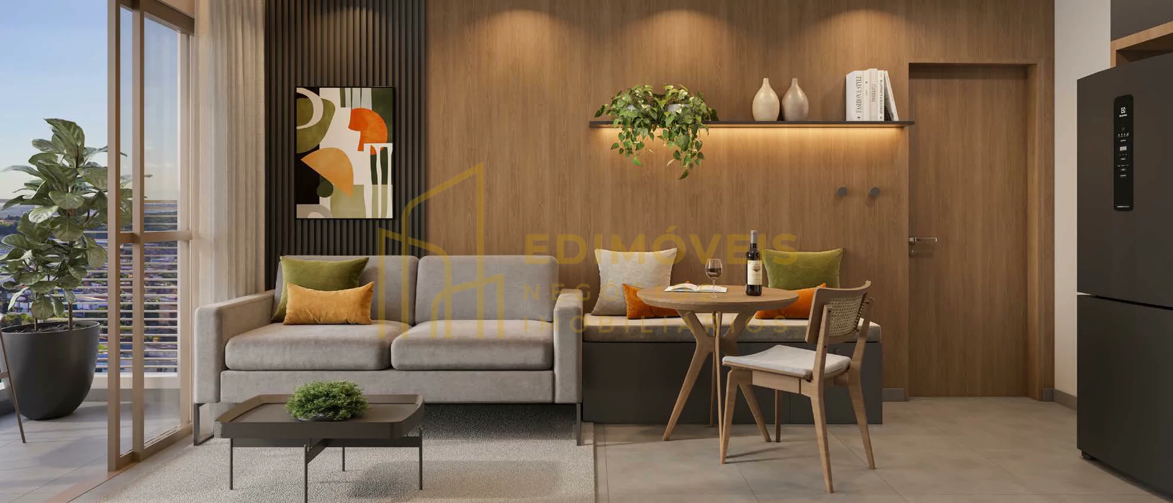Imagem 1 de Apartamento de 1 quarto com lazer, conforto e praticidade no DUE Home e Living em Itaparica