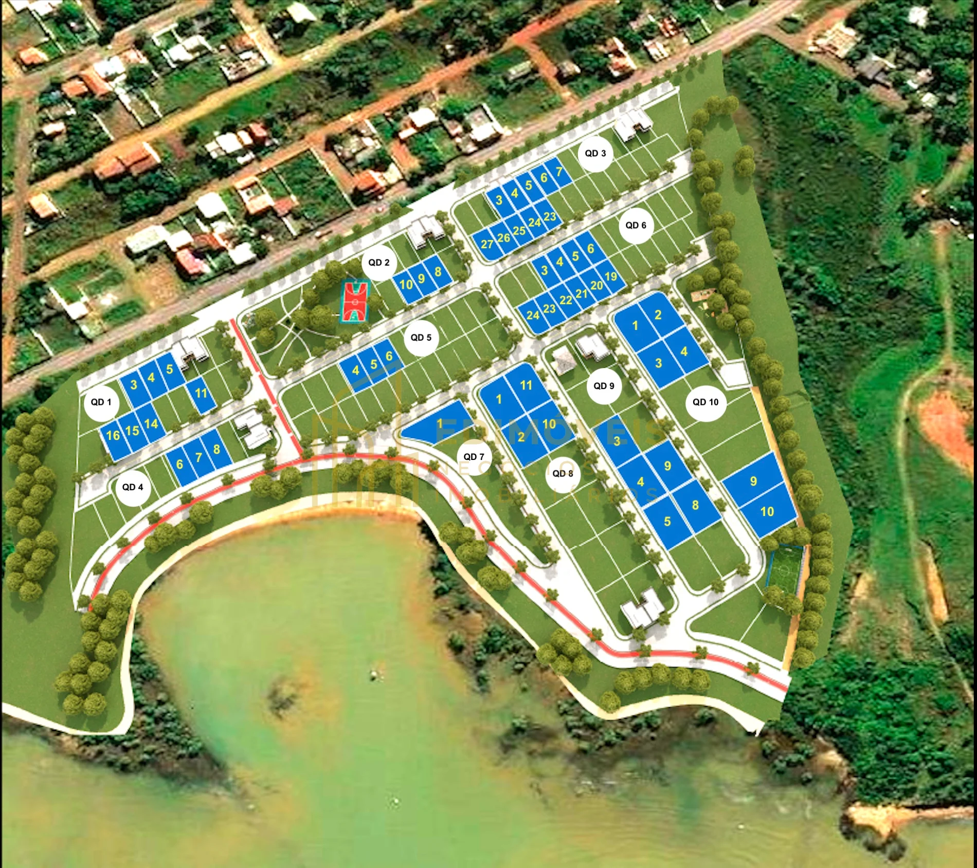 Imagem 1 de LOTEAMENTO COSTA DOS CORAIS RESIDENCIAL - Rodovia ES 010, km 27 - Praia Grande - Fundão/ES.