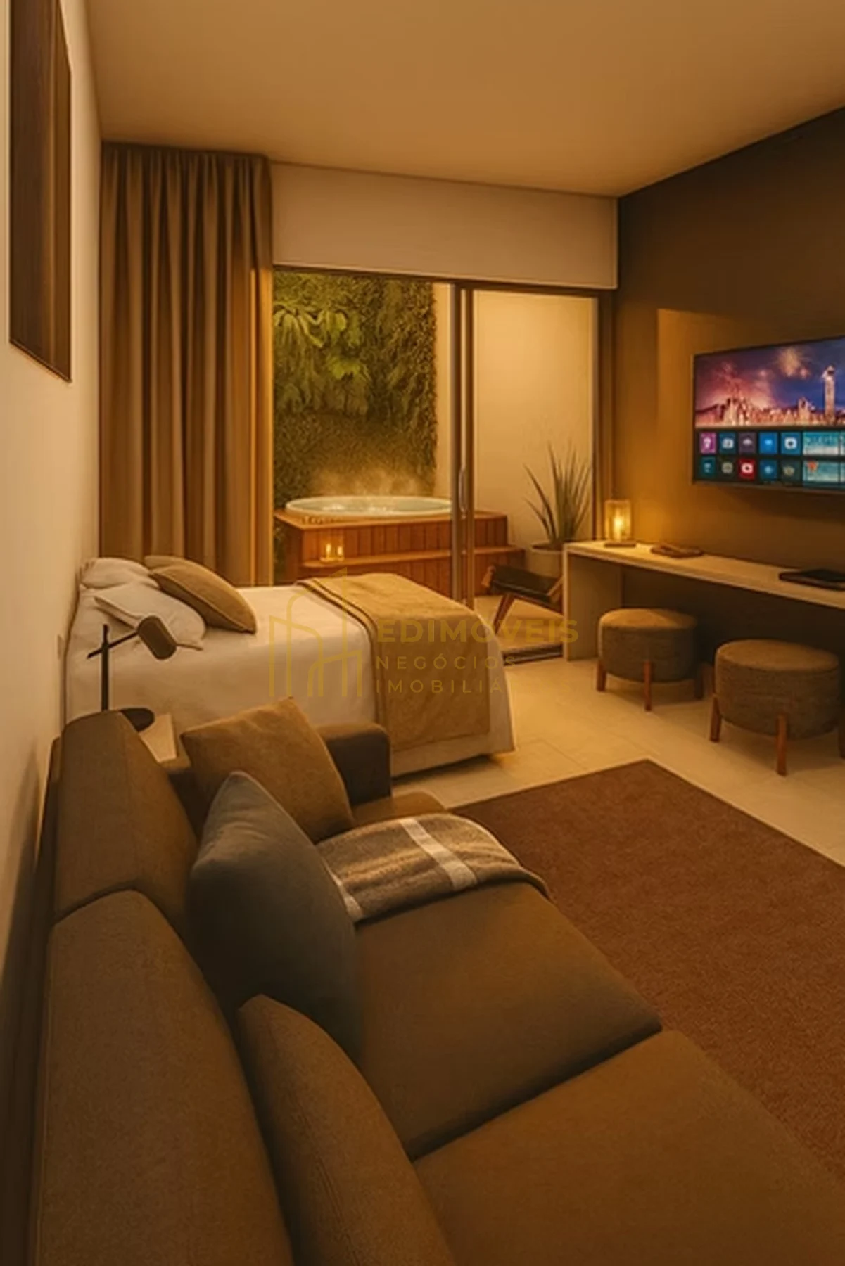 Imagem 1 de Apartamento Garden mobiliado com vaga em Praia de Itaparica | Pronto para morar ou investir