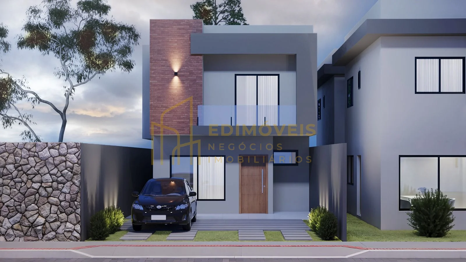 Imagem 1 de Casa Duplex independente com 3 Quartos com Suíte e Escritório – Planície da Serra